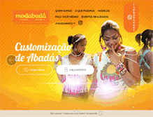 Tablet Screenshot of modabada.com.br